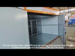 Máquina de secar secador de temperos de alimentos com ar quente e fonte de aquecimento personalizável