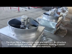 Ventilador de forno de secagem de madeira profissional para grande capacidade de madeira e secagem rápida