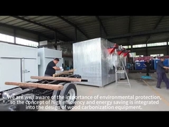 Equipamento de produção de modificação profunda de madeira totalmente automático com capacidade para 2000 kg