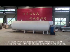 Forno de secagem de madeira com capacidade de evaporação e vácuo personalizados