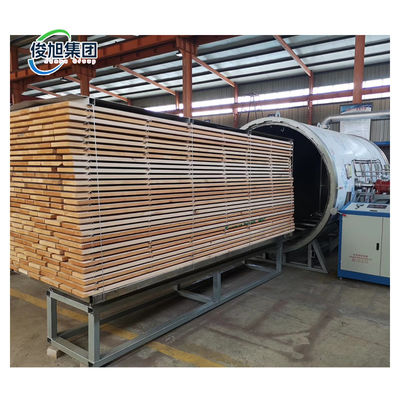 Máquina de secagem de madeira a vácuo totalmente automática de 9 kW 2000 kg para madeira industrial e lâminas de madeira