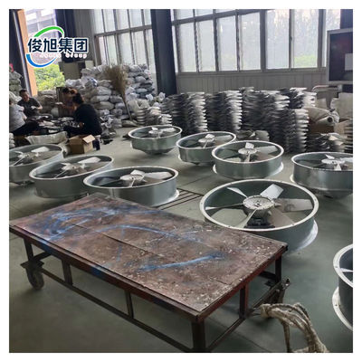 Ventilador de escape resistente a altas temperaturas da indústria pesada com material de lâmina