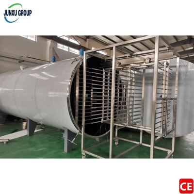 Máquina de secagem por congelamento totalmente automática e de poupança de energia com retenção de forma e cor para processamento de alimentos